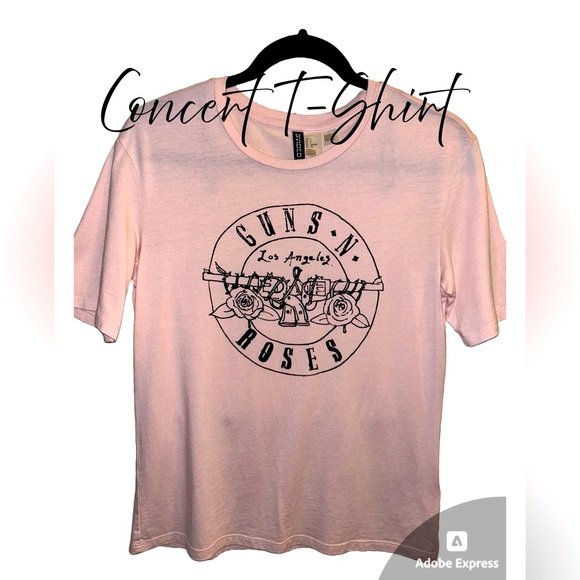🎵🎵🎵 Soft Pink Brand New Concert T-shirt🎵🎵🎵 - Picture 2 of 5